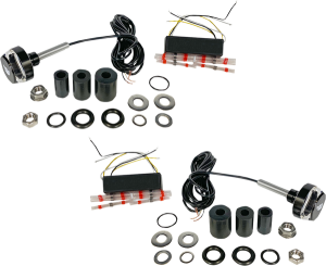 Led Handlebar End Signal/running Lights Black, Gloss