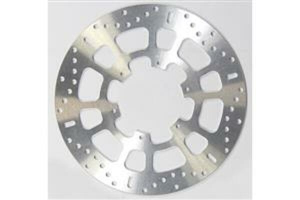 Round Hpsr Solid Brake Rotor Silver, Stainless Steel, 1, nordicamoto.ro