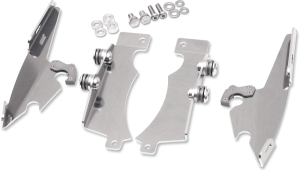 Fats/slim Windshield Trigger-lock Complete Mount Kit Polished