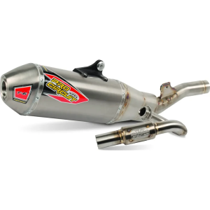 T-6 Bc Stainless Steel Titanium Exhaust System Titanium Look 