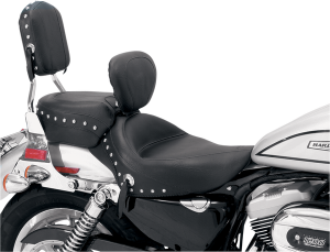 Wide Solo Seat With Removable Backrest Black
