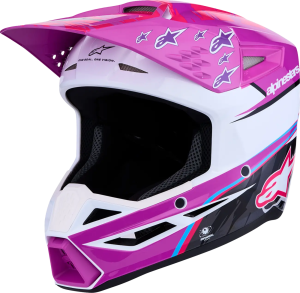 Casca Copii Alpinestars SM3 Falcon Mov/Alb/Roz, nordicamoto.ro