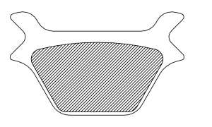 Sintered Metal Harley/buell Brake Pads