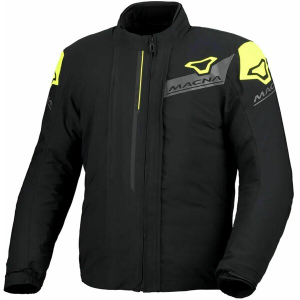 Geaca textil impermeabila touring/adventure MACNA FLEXODUS Night Eye™ S Negru Night Eye/Galben fluo, 3, nordicamoto.ro