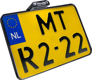 License Plate With Taillight Black