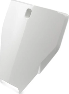 front number plate white compl