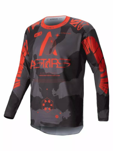 Tricou Alpinestars Racer Hollow Camo/Gray/Orange