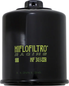 Racing Oil Filter Black