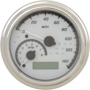Mvx Series Analog Gauge System White, Gray