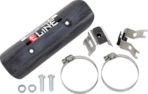 MOOSE RACING Gen 2 Universal Heat Shield Black, 2, nordicamoto.ro