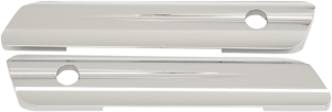 Saddlebag Hinge Covers Silver