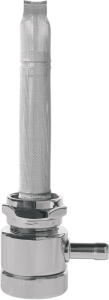 High-flow Fuel Valve With Custom Round Knob Chrome, 1, nordicamoto.ro
