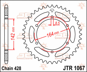 Rear Sprocket Natural