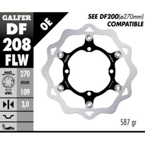 Disc frana fata Kawasaki KX 250/450 F Galfer Floating