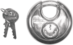 Stainless Steel High-security Shielded Padlocks Silver, 1, nordicamoto.ro