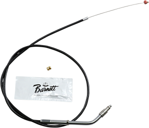 Black Vinyl Throttle/idle Cable Black Standard, 1, nordicamoto.ro