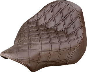 Renegade Lattice Stitch Solo Seat Brown, 1, nordicamoto.ro
