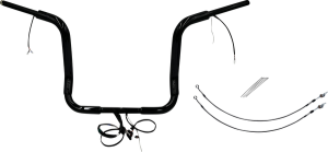 Plug & Play Ez Install 1-1/2(r) Round Top Handlebar Kit Black, 2, nordicamoto.ro