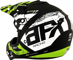 Casca AFX FX-17 Attack Black/Green L, 5, nordicamoto.ro