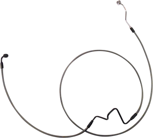 Designer Series Dot Extended Abs Touring Lower Brake Line Kit Black, Black Pearl Oversize [+102 mm (4'')], 1, nordicamoto.ro