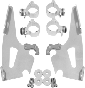 Fats/slim Windshield Trigger-lock Complete Mount Kit Polished, 1, nordicamoto.ro