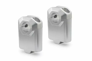 22mm Bar Riser Powder-coated, Silver 