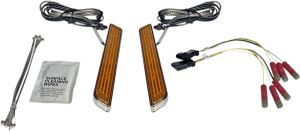 Universal Led Front Fork Lightz Chrome