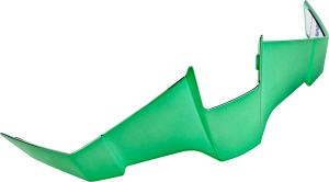 Threshold Helmet Rear Spoiler Green , nordicamoto.ro