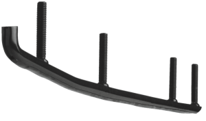 Top-stock Hard Surface Wear Bars Black, 2, nordicamoto.ro