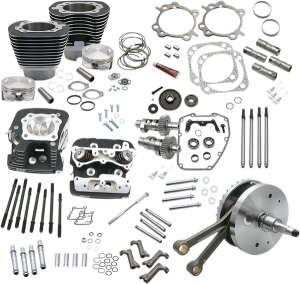 124(r) Hot Set Up® Engine Performance Kit Black, Powder Coated