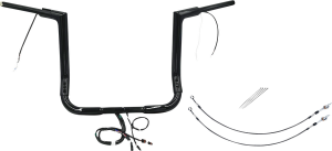 Plug & Play Ez Install 1-1/2(r) Flat Top Handlebar Kit Black, 1, nordicamoto.ro