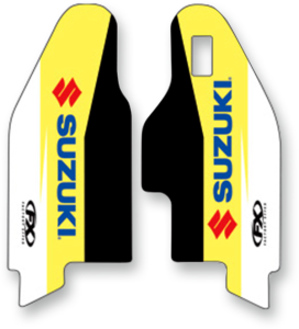 Lower Fork Guard Graphics Black, White, Yellow, 2, nordicamoto.ro