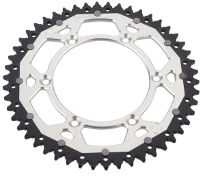 MOOSE RACING Pinion dublu argintiu, 2, nordicamoto.ro