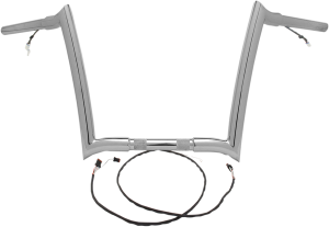 Pre-wired Monkey Bar Handlebar Silver, 2, nordicamoto.ro
