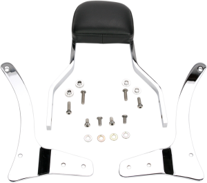 Square Sissy Bar Kit Chrome, 2, nordicamoto.ro
