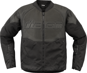 Geaca Piele Icon Overlord3 CE Black