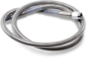 Universal Brake Line Silver, Clear-coated