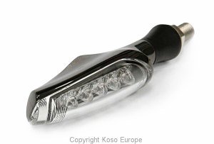 Led Indicator Black, Matte, 1, nordicamoto.ro