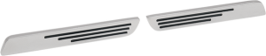 Saddlebag Latch Inserts Silver