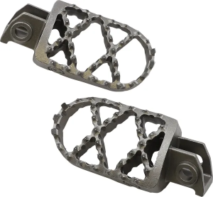 MOOSE RACING Pro Footpegs Silver 