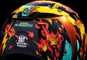 Casca Icon Airform Munchies Mips Green/Orange/Blue, 8, nordicamoto.ro