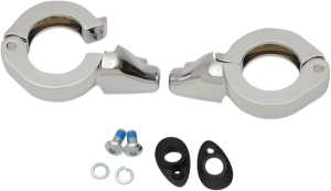 Turn Signal Fork Clamps Chrome