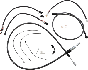 Black Pearl Designer Handlebar Installation Kit Black, 1, nordicamoto.ro