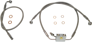 Xr Dual Disc Abs Brake Line Kit Chrome Standard, 1, nordicamoto.ro