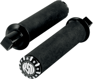 Chrono Footpegs Silver, Black, 2, nordicamoto.ro
