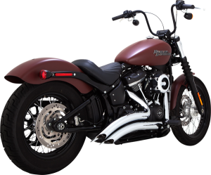 Big Radius Exhaust System Black, Mild Steel, 3, nordicamoto.ro