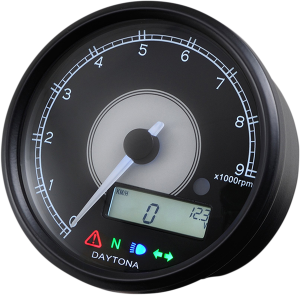 Tachometer Black, 1, nordicamoto.ro