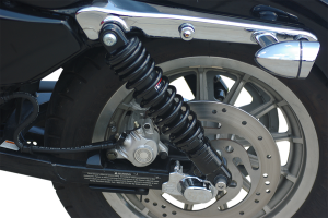 Premium Ride-height Adjustable Shocks Black, Anodized, 4, nordicamoto.ro