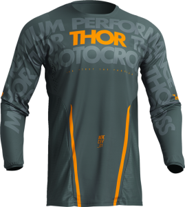 Tricou Thor Pulse Mono Gray/Yellow