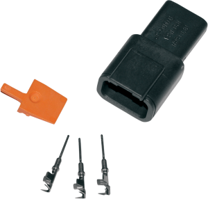 Deutsch Plug And Receptacle Kits Black, 1, nordicamoto.ro